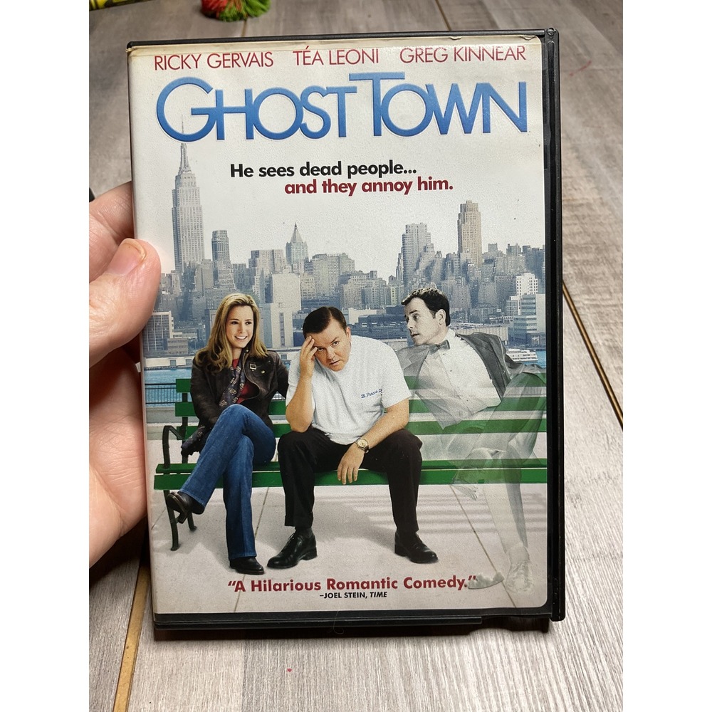 Ghost Town DVD Ricky Gervais Tea Leoni Greg Kinnear 2008 RomCom Widescreen